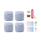 Светло-серый (4 упаковки) - Звездная коробка