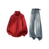 Красные+Синие Брюки