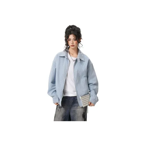 DEAR BETSY Джинсовый синий Унисекс Куртки