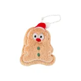 Плюшевый пряничный человечек на Рождество - украшение
