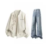 Абрикосовый и светло-синий