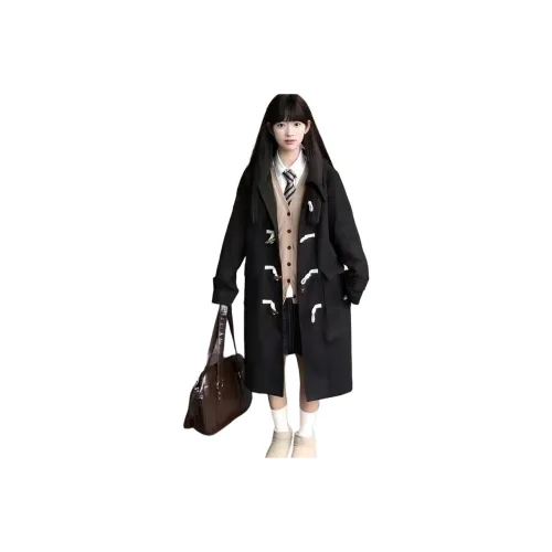 XIANSINIAO Черное Женское Пальто