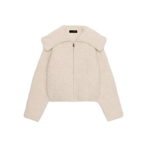 ZARA Белый Женские Бархатные Куртки