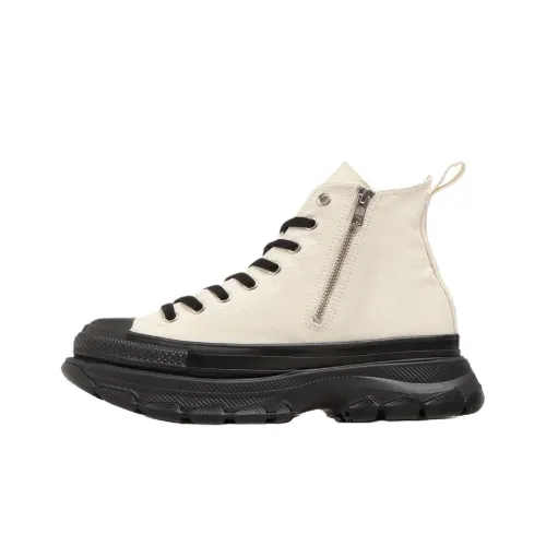 Конверс All Star Trekwave противоскользящие высокие кеды унисекс экрю