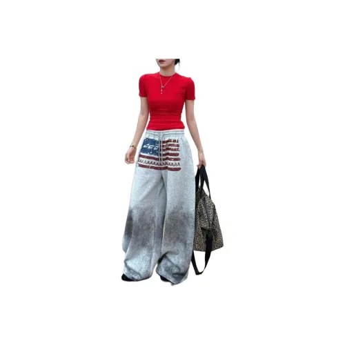 OKPI Серый Унисекс Повседневные Штаны