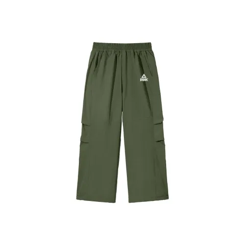 PEAK Армейский зеленый PK Логотип Силикон K Детские софтшелл-брюки