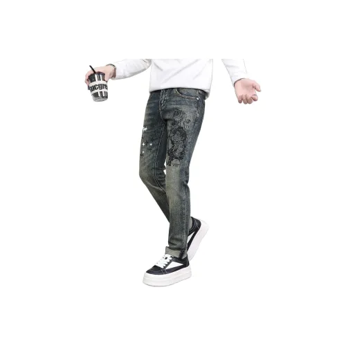 CIZA Синий Мужской Джинсы