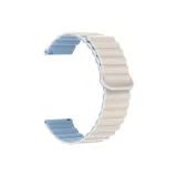 Античный белый и туманно-голубой [Стиль позиционирования петли | Силиконовый магнитный ремень]