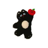 Победа, яблоко, котенок, нитка, бусина, подвеска