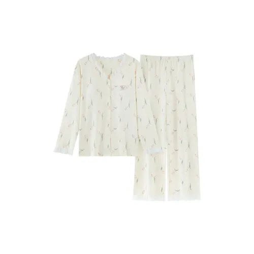 GOSO Белый Женский Пижамный Комплект