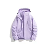 Снег, мягкий, фиолетовый (3 в 1, с подкладкой)