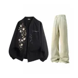 Чёрный + Грязно-жёлтый