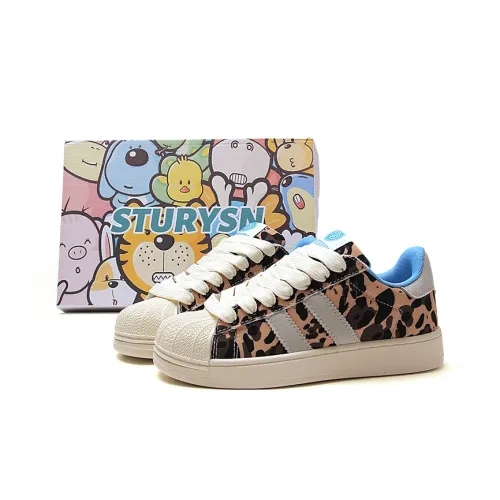 STUR YSN Износостойкий и Легкий Низкий Топ Скейтборд Кроссовки Женские Бежевый Hu Синий