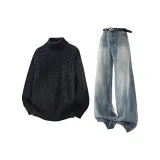 Чёрные+Синие Брюки