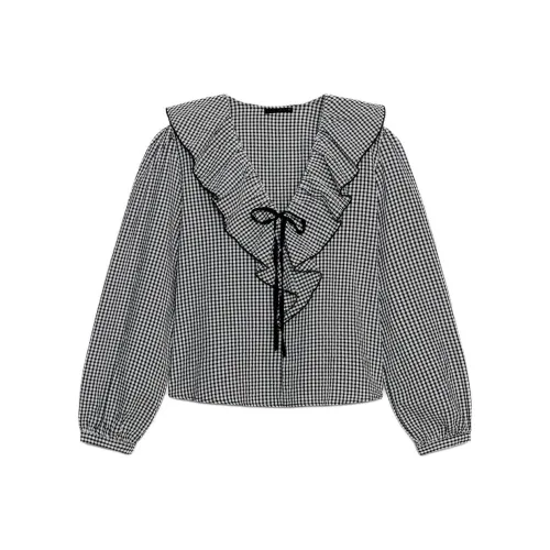 ZARA Черные Телесные Женские Рубашки