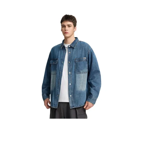 FAIRWHALE Синий Унисекс Джинсовые куртки