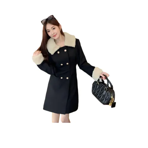 XIANSINIAO Черное Женское Пальто