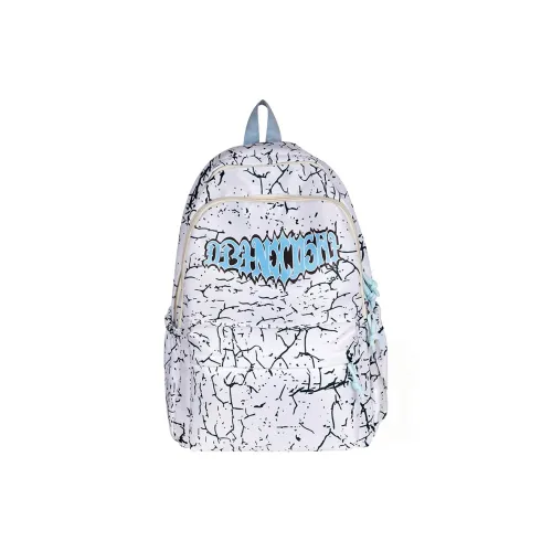 BGAY Nylon Backpack Standard Unisex White Black BGAY Нейлоновый рюкзак стандартный унисекс белый черный