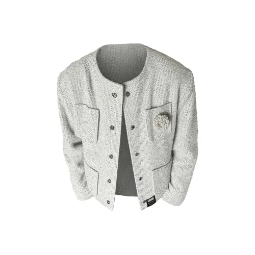 KIRHNE Белый хаки Унисекс Куртки