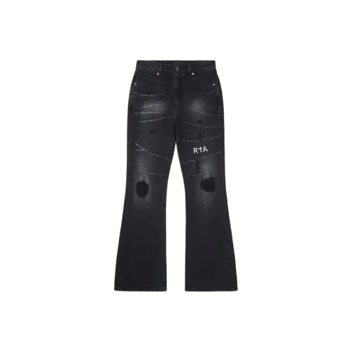 Rta Черный Серый Мужские Джинсы
