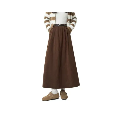 Mu Xiao Xin Повседневный Длинный Юбка Женские