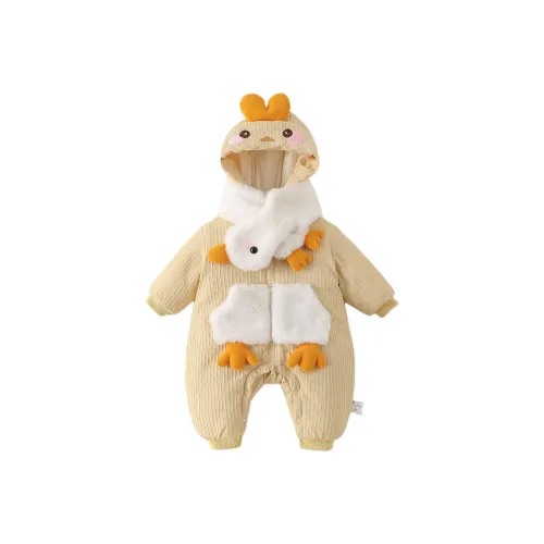 XiaoJinBu Желтый Малыш Комбинезоны Ползунки