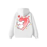 Белый щенок