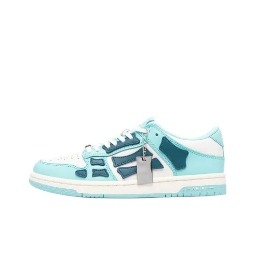 AMIRI Низкий Топ Стильный Скейтбординг Женские Синий Белый