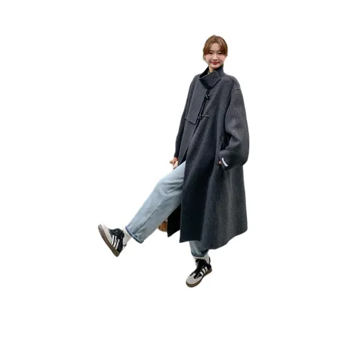 MEXICAN Темно-серый Женский Пальто