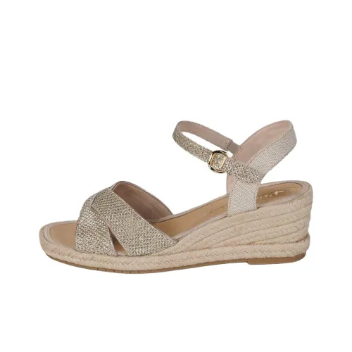 Tamaris One Sandals Strap 6 cm Women's Gold