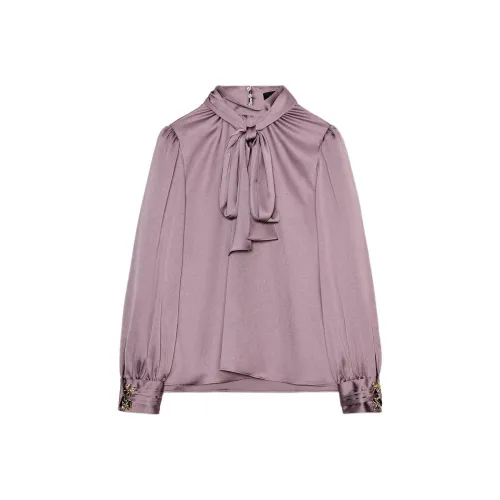 ZARA Фиолетовые Женские Рубашки