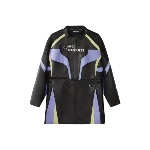 FILA FUSION X DUCATI FILA FUSION X FW25 Кожаная куртка женская