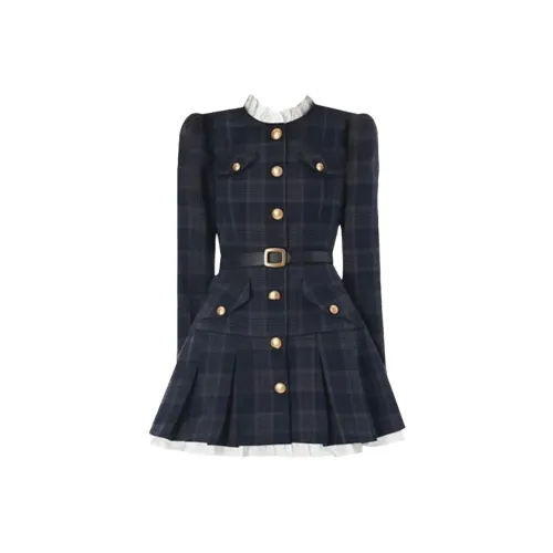 Wang Leshi Длинное платье с длинными рукавами женское