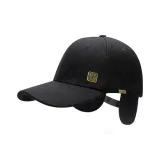 Черный с флисовой подкладкой, ушные накладки, стиль позиционирования