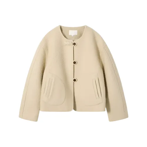 XIANSINIAO Абрикос Женское Пальто