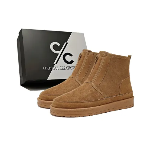 Colorful Creations Термический Увеличивающий Высоту Устойчивый к Износу Противоскользящий Короткий Снегобут Мужской