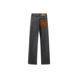 Оригинальный деним, черный, коричневый, кожа, ярлык