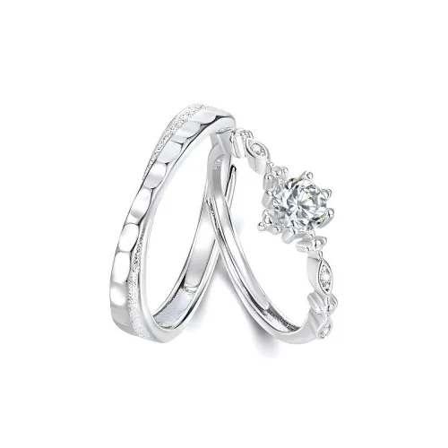 JINGFAN Искусственный топаз кольца унисекс