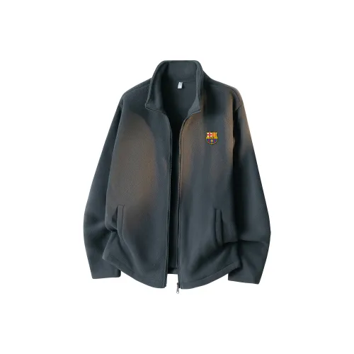 FCB ARCELONA Velvet Feel Coat Unisex FCB ARCELONA Бархат Feel Пальто Унисекс