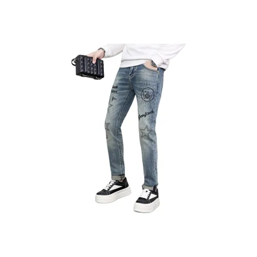 CIZA Синий Мужской Джинсы