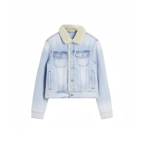 VKXOW Синий Женские Джинсовые Куртки