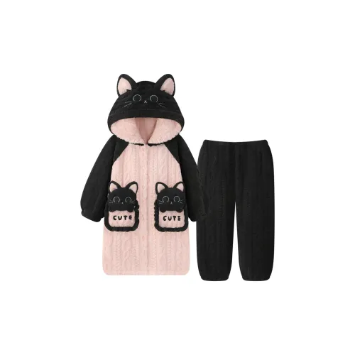 O'MESIK Черный Женский Пижамный Комплект