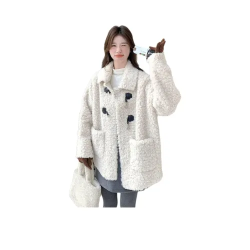 Langqing Velvet Feel Пальто Женское