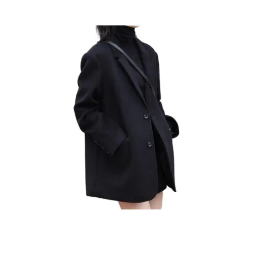 XIANSINIAO Черное Женское Пальто