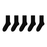 5 пар черного