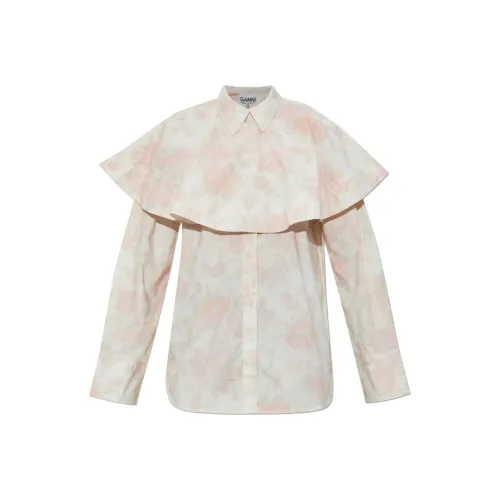 GANNI Крем Женские Рубашки