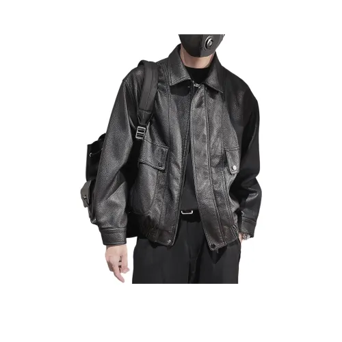 FRQ Черный Унисекс Кожаные куртки