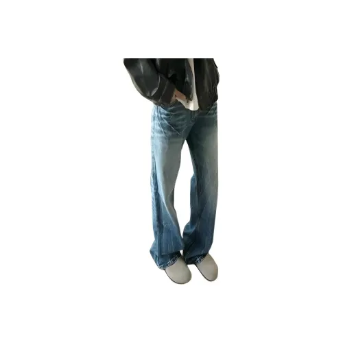 KULAIYA Blue Unisex Jeans KULAIYA Синий Унисекс Джинсы