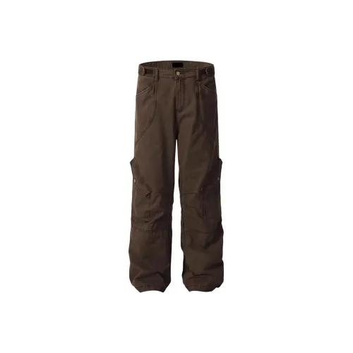 PANDA ADEVIL Кофейный Коричневый Унисекс Джинсы