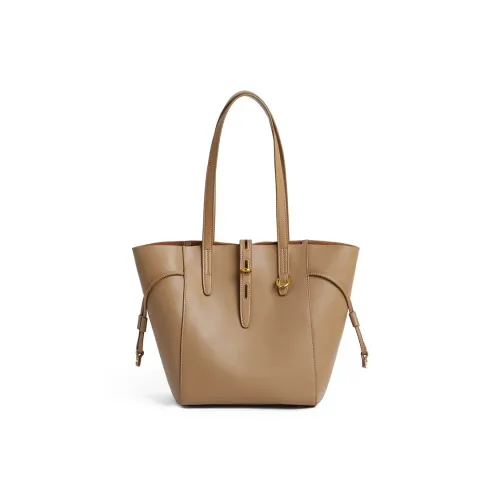 Younger Song Сумка через плечо из коровьей кожи Женская Карамель